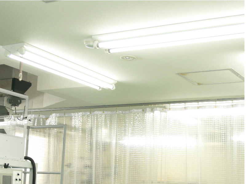 製造室LED照明設置